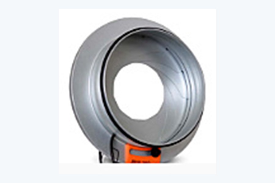 Opposed blade air damper