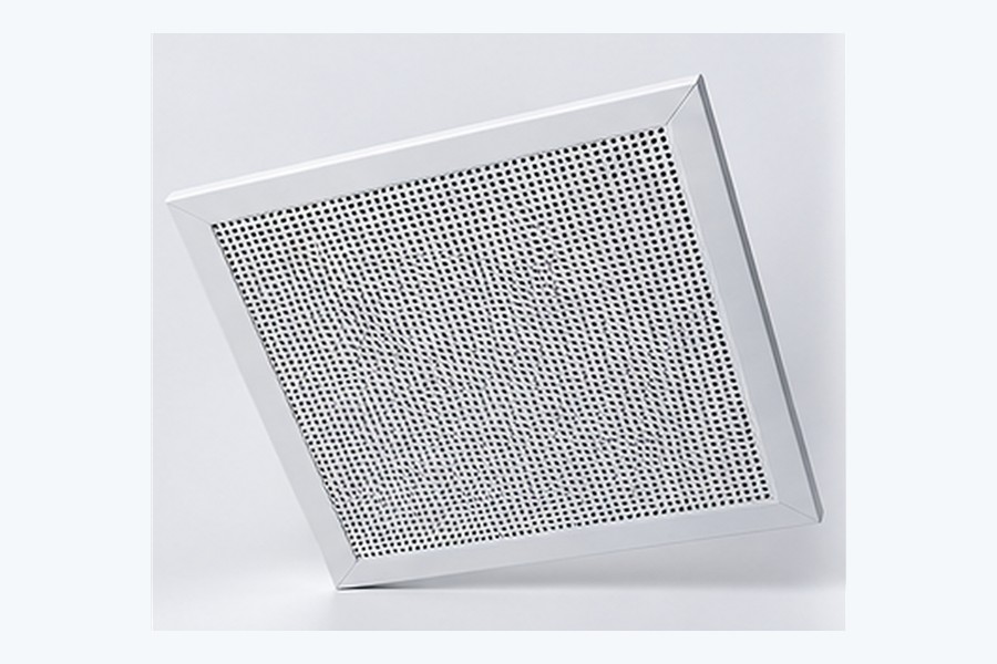 Square ceiling air diffuser